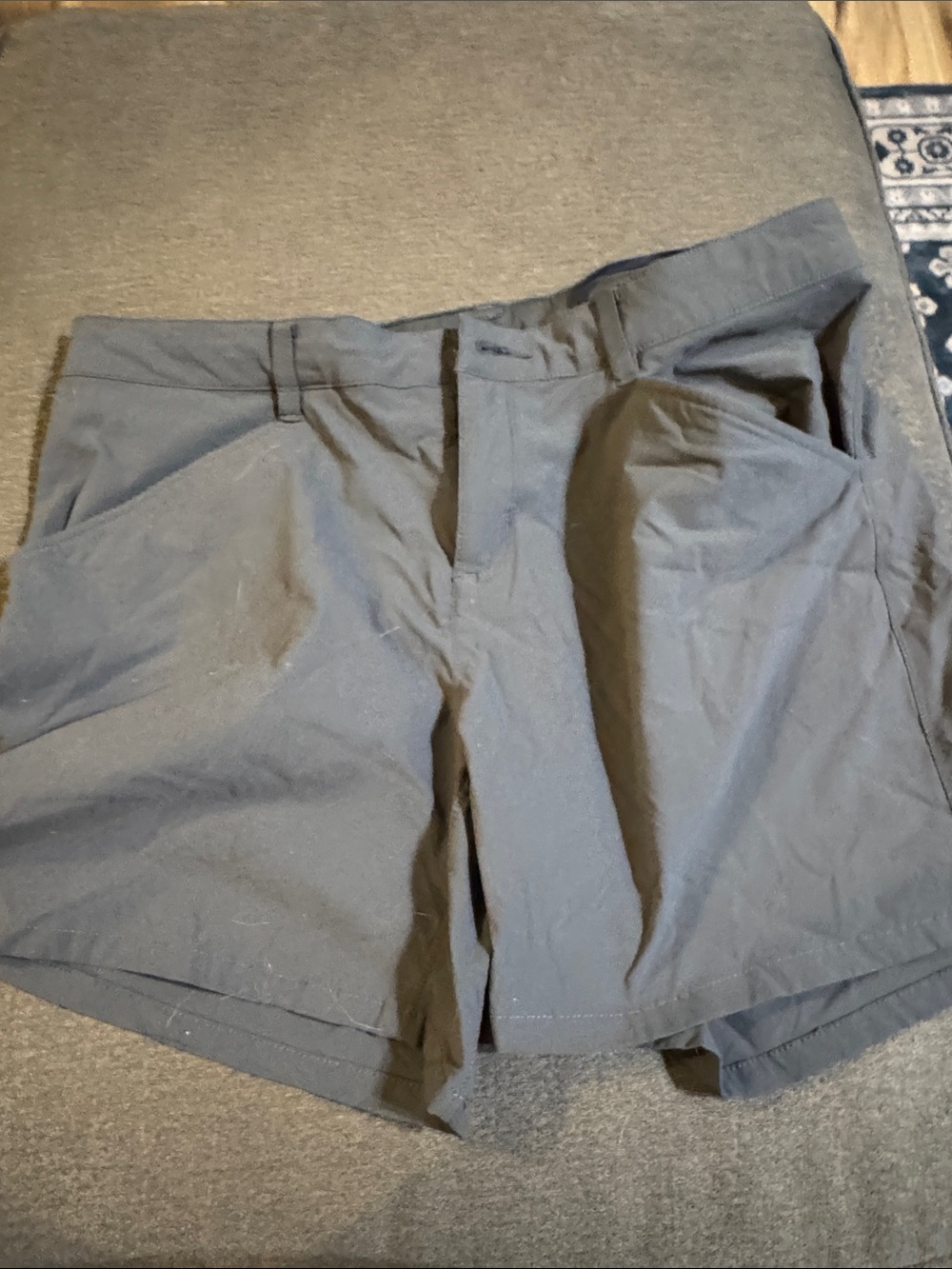 Women’s grey Patagonia hiking shorts
